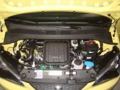 Seat Mii 1.0 l 44 KW - abgebildet ist der Motorraum mit der Zavoli Autogasanlage